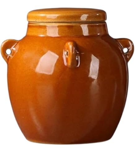 Amazon｜日本製 石見焼 伝統的工芸品 レトロモダン切り立ち 瓶 かめ 甕